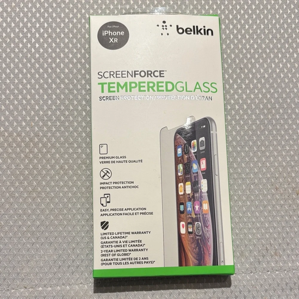 Belkin screenforce tempered glass screen protection for iPhone XR